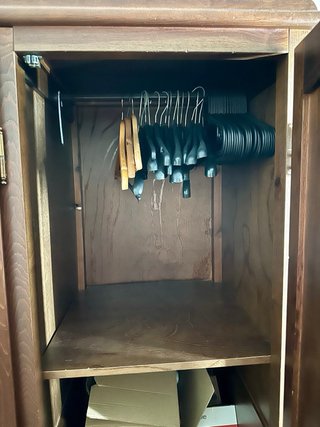 Armario ropero madera 3 puertas 2 cajones