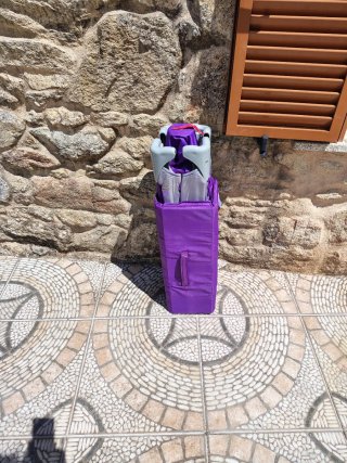 Cuna de viaje Asalvo morada