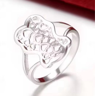 Anillo Plata Ositos Corazones modelo tous oferta