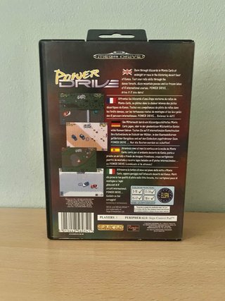 Power Drive Mega Drive U.S. GOLD