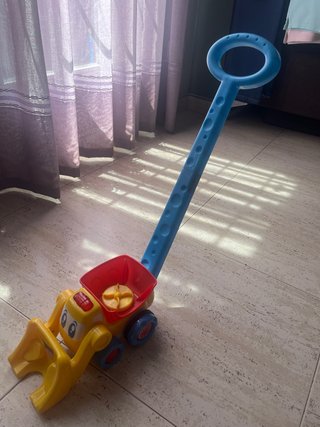 Excavadora infantil con luces