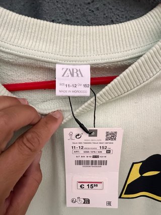 Jersey Zara Niño Talla 11-12 Nuevo