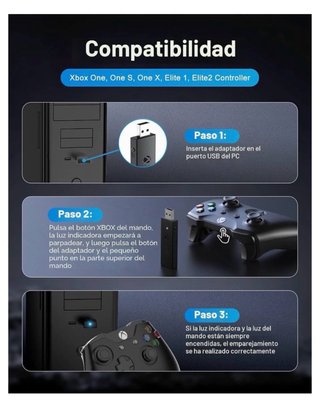 Adaptador Inalámbrico Pc para mando Xbox