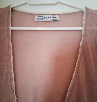 Chaqueta corta estilo torera /cárdigan fino Zara M