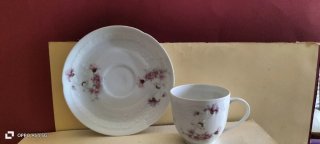 Tazzine Limoges Porcellana Caffè Tè, complete