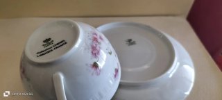 Tazzine Limoges Porcellana Caffè Tè, complete