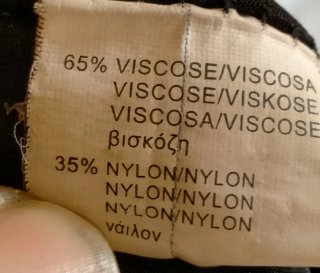 Pantacollant finta pelle neri taglia M