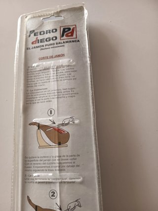 Cuchillo Jamonero y Afilador Pedro Diego NUEVO