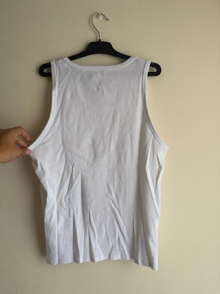 Camiseta de tirantes TEX blanca talla L