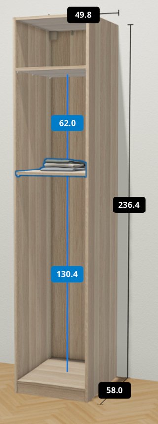 Módulo armario PAX IKEA