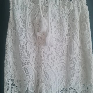 Mono de crochet blanco
