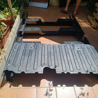Plataforma anclaje asientos Jumper 9 plazas
