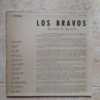 Los Bravos Black Vinilo LP portada dif Uruguay