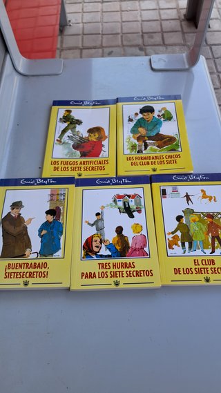 Lote 5 Libros Enid Blyton Siete Secretos