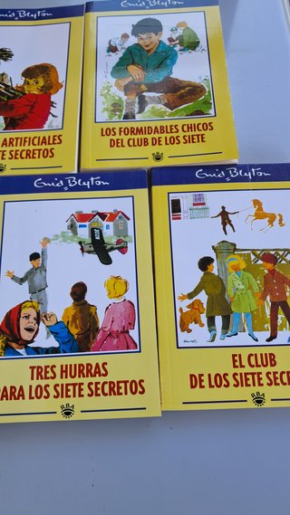 Lote 5 Libros Enid Blyton Siete Secretos