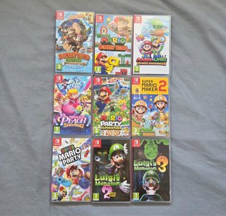 Juegos de Super Mario Bros a 30 euros cada uno