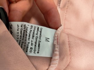 Pantalón de pinzas rosa