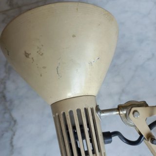 Lampada da tavolo vintage beige funzionante