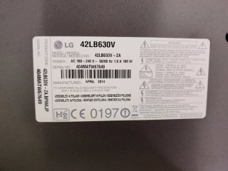TVs Toshiba y LG 42 con píxeles rotos