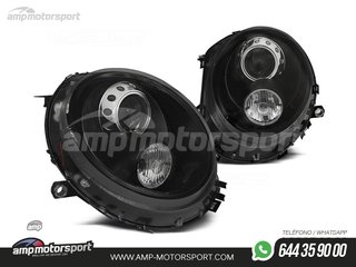FAROS DELANTEROS PARA MINI COOPER R56/R57 NEGROS 2006-2014