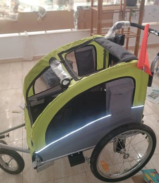 Carro Paseo Mascotas Verde