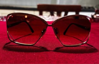 Occhiali da vista vintage Christian Dior oro