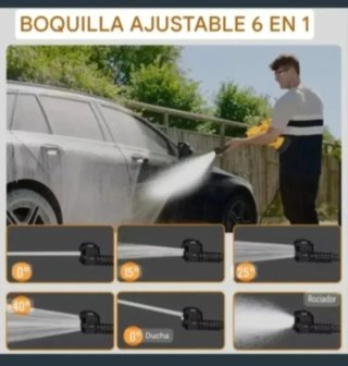 Hidrolimpiadora Inalámbrica Batería Recargable