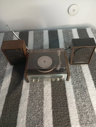 Tocadiscos Vintage Miniatura