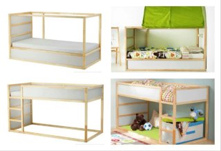 Cama infantil Kura Ikea