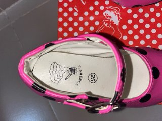 Zapatos Flamenca o sevillana de niña Lunares Rosa