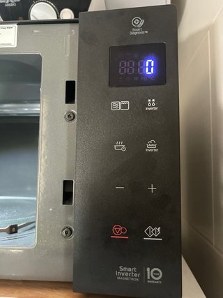 Microondas LG MH6535GDS Smart Inverter + Grill 25L