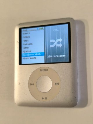 iPod Nano 3ª Gen 4GB Plata (Caja)