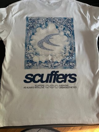Camiseta Scuffers Blanca Talla S