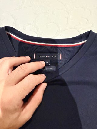 Camiseta Tommy Hilfiger Azul Palmeras