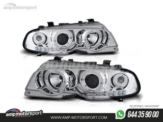 FAROS DELANTEROS OJOS DE ANGEL PARA BMW SERIE 3 E46 / COUPE / CABRIO