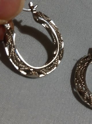 Pendientes Aro Plata Esterlina Huecos