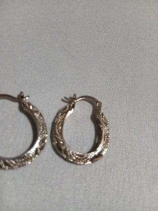 Pendientes Aro Plata Esterlina Huecos
