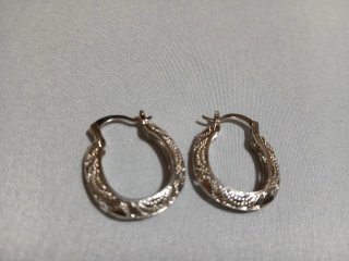 Pendientes Aro Plata Esterlina Huecos