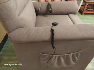 Sillón de masaje eléctrico gris