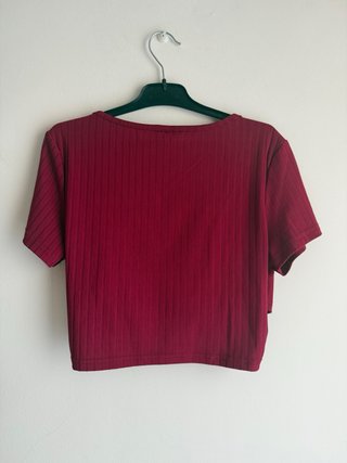 Top Shein Cruzado Rojo Talla M