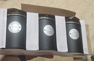 Set 3 botes cocina Café Té Azúcar nuevos