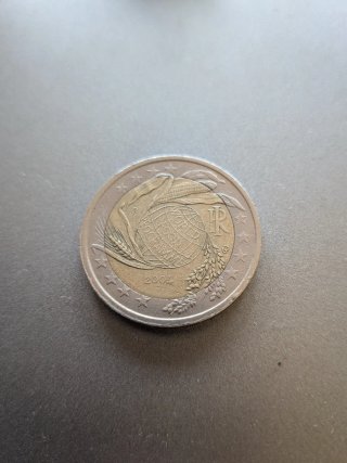 Moneda 2€ Conmemorativa Italia 2004