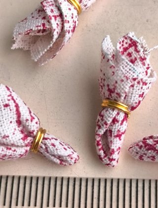 4 Servilletas Casa Muñecas