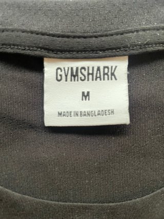 Camiseta Gymshark Negra