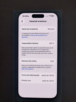 iPhone 15 Pro 128 GB Titanio Natural