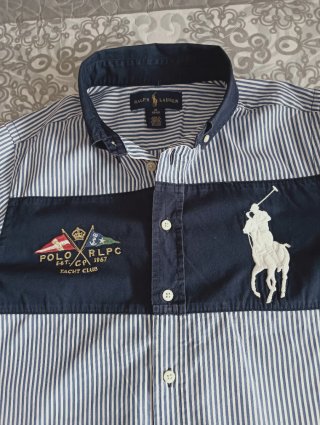 Camisa Polo Ralph Lauren Niño Rayas