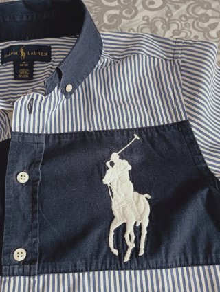Camisa Polo Ralph Lauren Niño Rayas