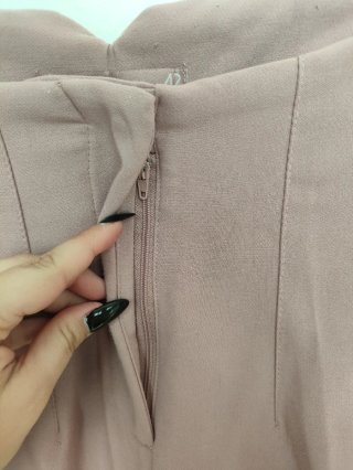 Pantalón de pinza rosa