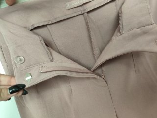 Pantalón de pinza rosa