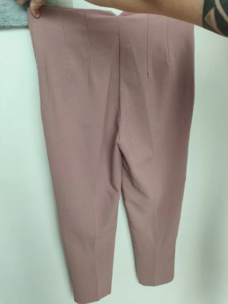 Pantalón de pinza rosa
